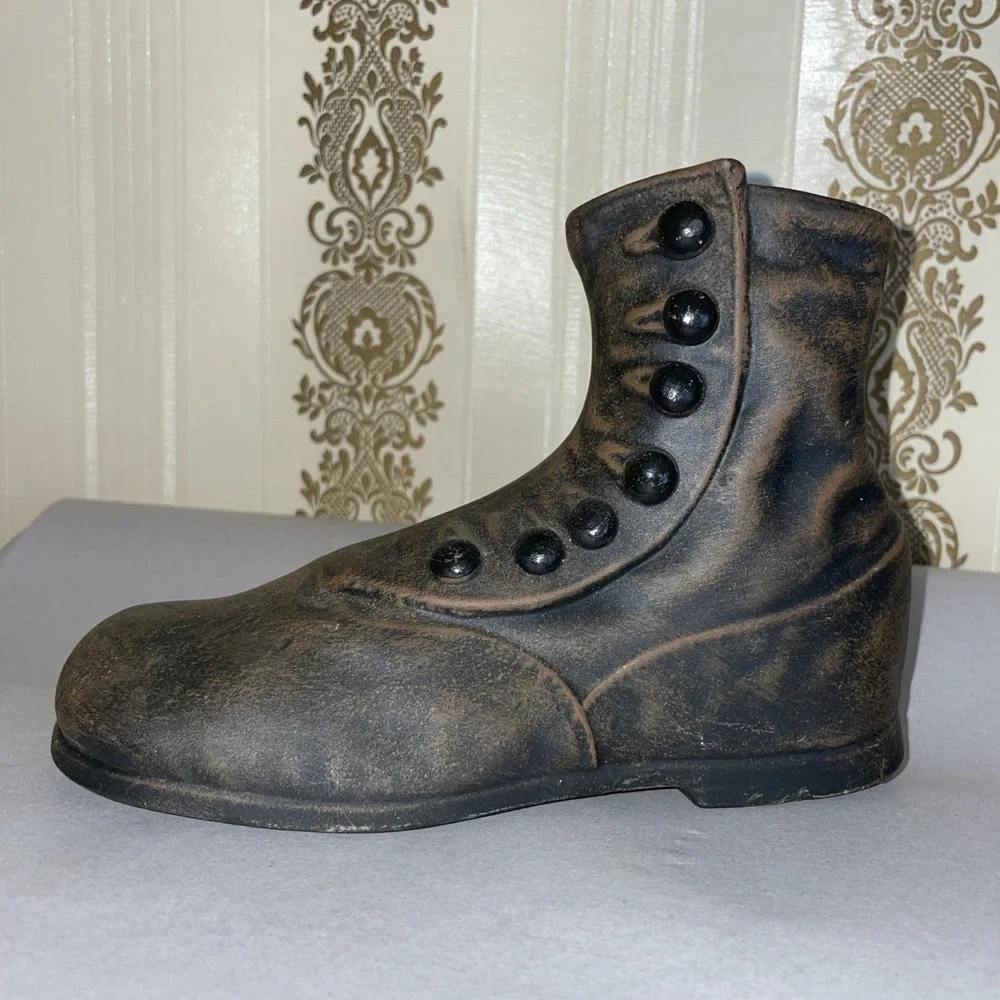 Vintage Ceramic High Button Boots‎ | Victorian Side Button Boot
